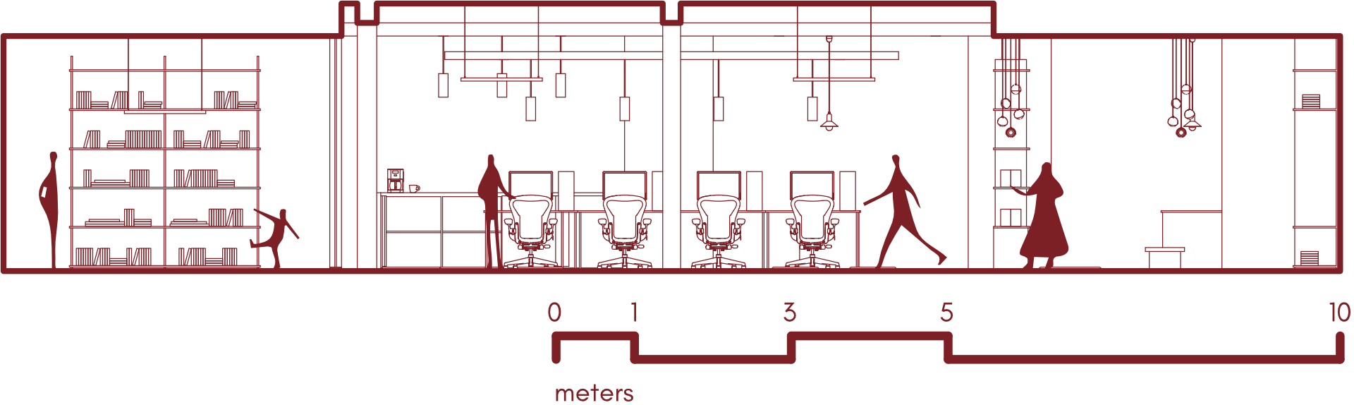 Elevation drawing for Adolescent Escape.