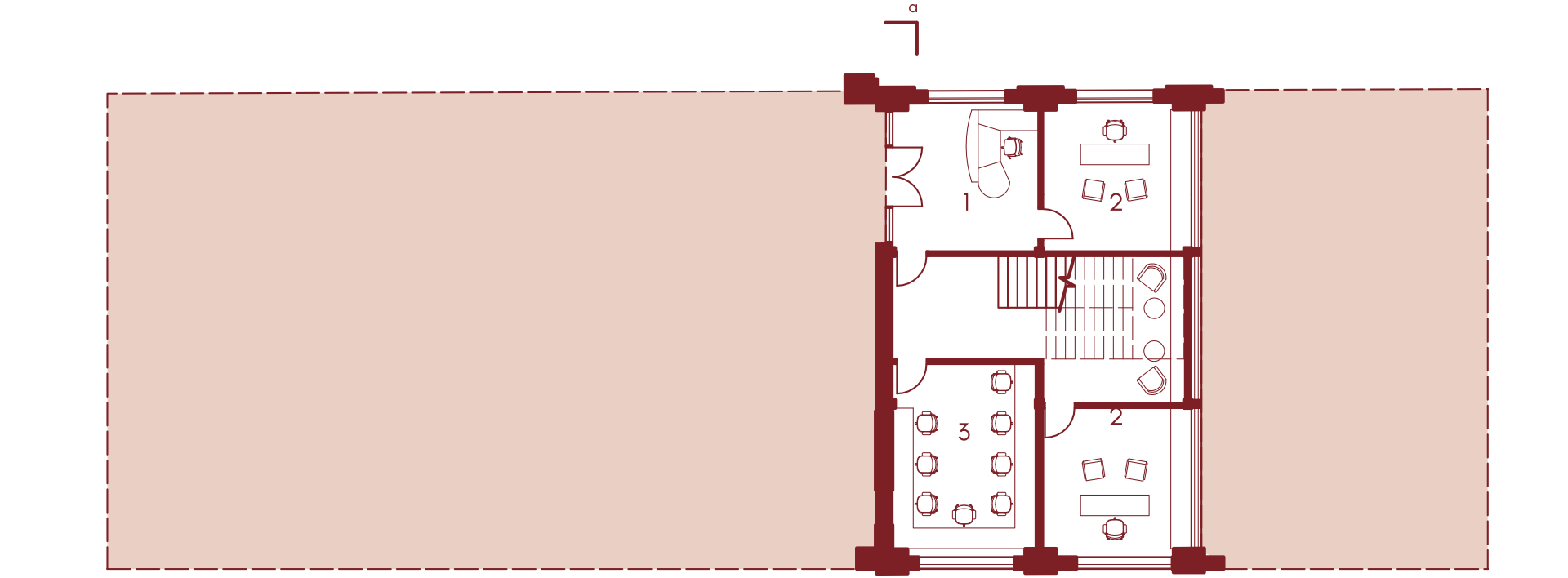 Ground level plan drawing for Adolescent Escape.
