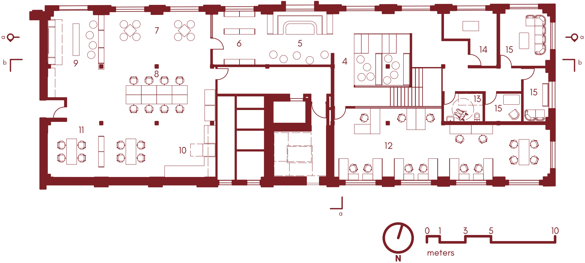 Second level plan drawing for Adolescent Escape.